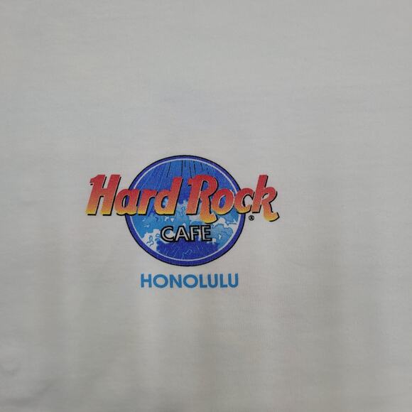 Vintage Hard-Rock Cafe Honolulu T-Shirt XL 24x27 Made in USA 90s - Picture 6 of 14